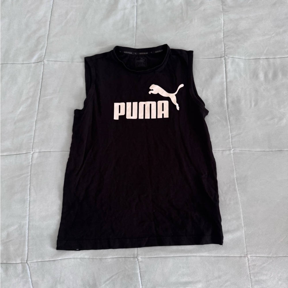 Puma Classic Black Sleeveless Top
